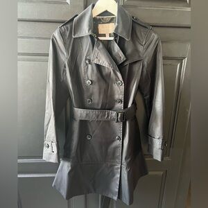 Banana Republic Trench Coat Jacket Black XS